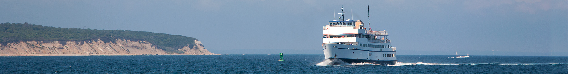 A Block Island Ferry boat sailing