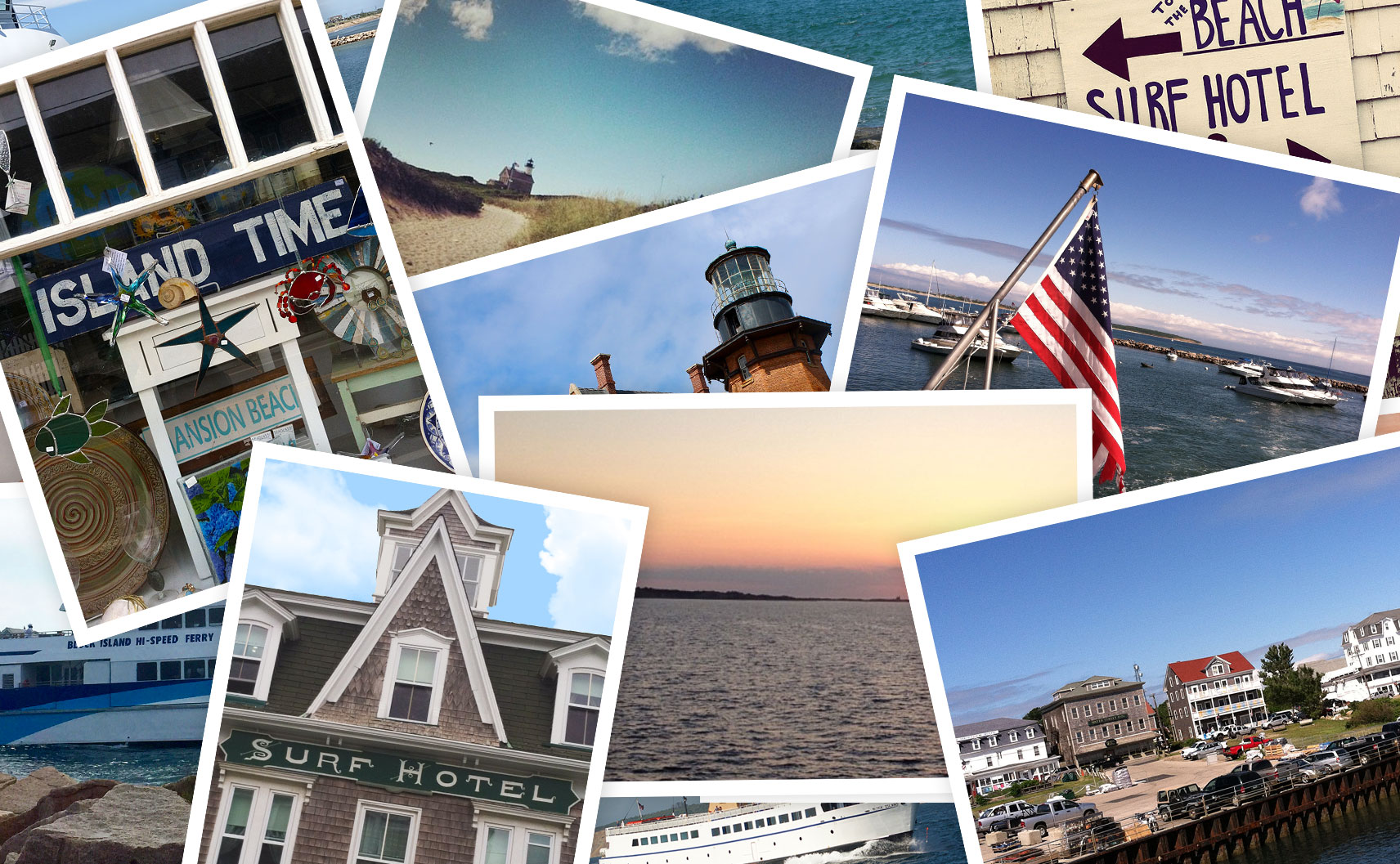 Postcards and Block Island
