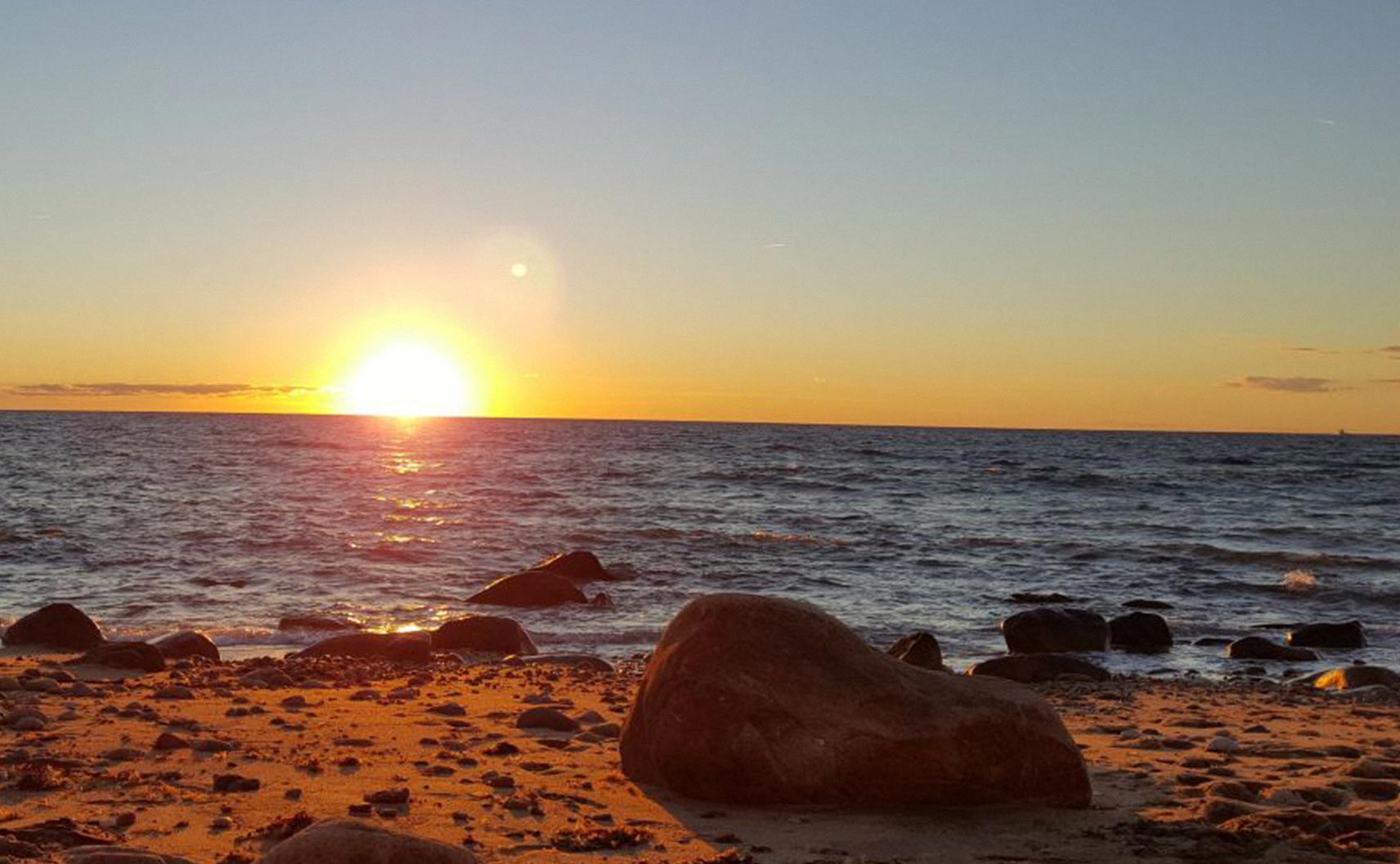 Ocean sunset